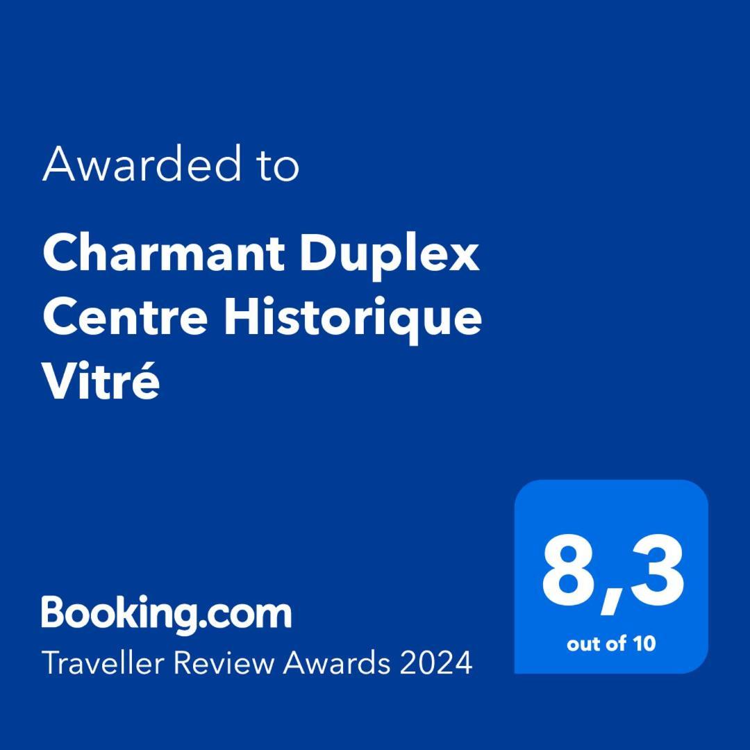 Charmant Duplex Centre Historique Vitre Zewnętrze zdjęcie